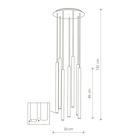 Подвесной светильник Nowodvorski Laser 8918 (220V, на проводе)