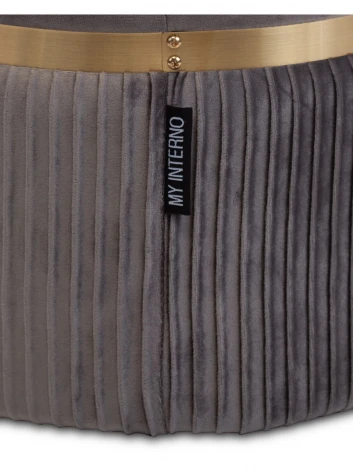 Пуфик малый серый MY iNTERNO Roma MY19B352-W(small)