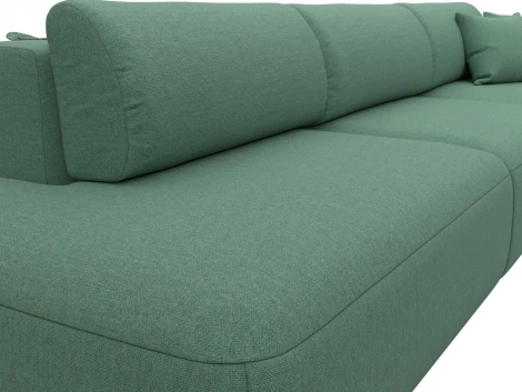 Диван угловой Лига-036 НПБ Модерн Лонг правый угол Лига Диванов (Рогожка) арт.124695