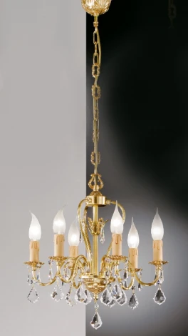 Подвесная люстра Nervilamp 550 550/6 (220V, на цепи, подсвечник, свеча)