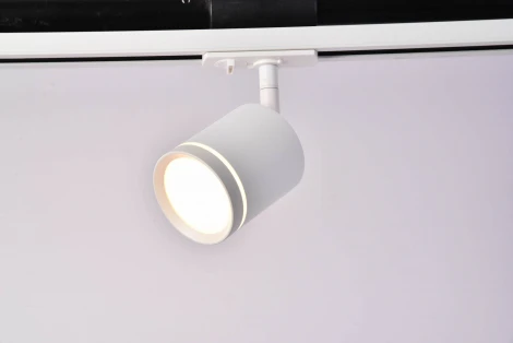 Трековый светильник Orlo Unity 3000K 5Вт 120° LED (однофазный) Maytoni Technical TR085-1-5W3K-W (220V, круглые)