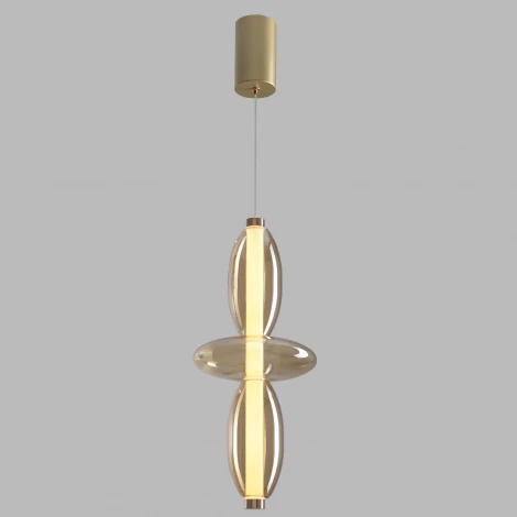 Светильник подвесной Crystal Lux QUASAR SP14W LED AMBER (220V, на проводе)