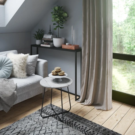 Стол журнальный BeautyStyle 14 серый шпат/черный от фабрики Mebelik