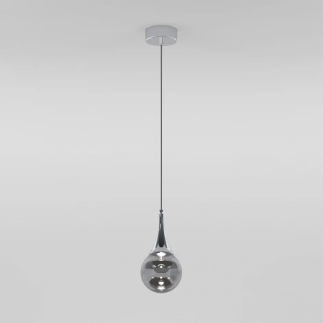 Подвесной светильник Eurosvet Adour 50256/1 LED дымчатый (220V, на проводе, шар)