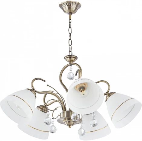 Подвесная люстра Arte Milano Amalfi-8656 339656/5 AB (220V, подвески, на цепи)