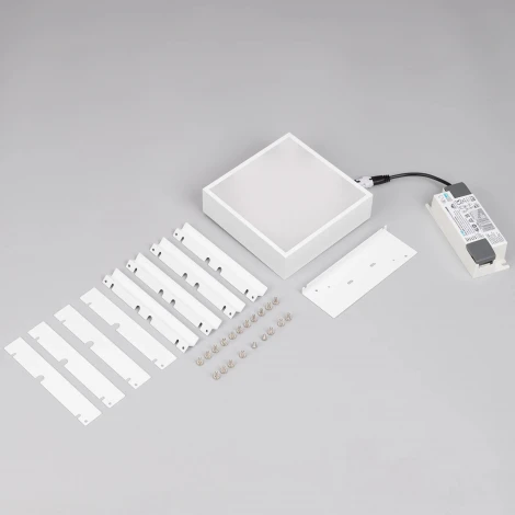 Встраиваемый точечный светильник DL-GRIGLIATO-S140x140-18W Warm3000 (WH, 100 deg, 230) (Arlight, IP40 Металл) 045696 (LED)