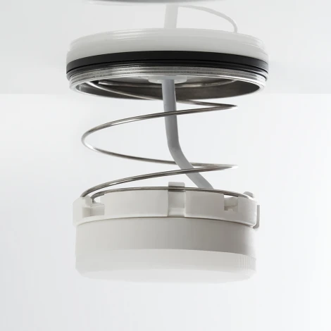 Светильник потолочный накладной Feron HL362 LUNA 41997 12W, GX53, черный (220V, круглые)