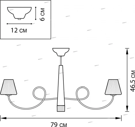 Потолочная люстра Lightstar Vortico 814077