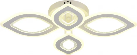 Потолочная люстра светодиодная Natali Kovaltseva Angel LED LAMPS 81197 с пультом ДУ, моб. приложением 160W, белый, LED