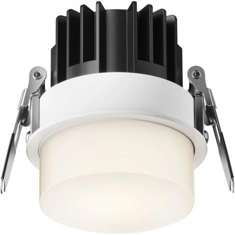 Встраиваемый светильник Maytoni Nude DL065-12W4K-W (LED, 220V, круглые)