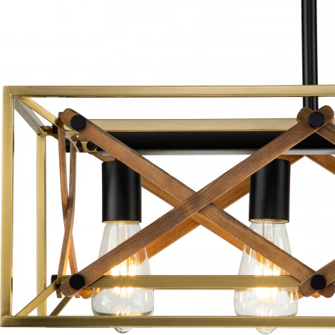 Люстра потолочная на штанге Storia V000066 (10002/5R Black)