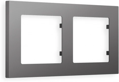 Рамка Ambrella Volt ALFA Techno (Антрацит серый) 2-ая AF220652