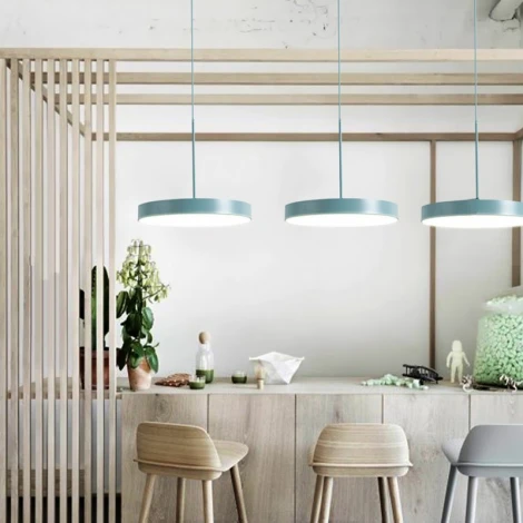 Подвесной светильник Turna One D50 Blue ImperiumLoft Turna-One01 (183494-26) (LED, 220V, круглые)