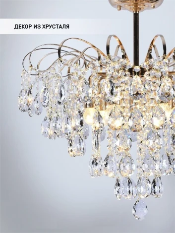 Потолочная люстра на штанге Seven Fires Andrenna SF0021/7C-FGD-CL