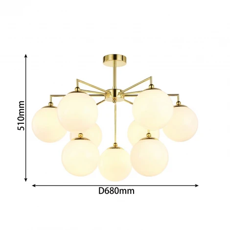 Потолочная люстра Favourite Undine 2810-9P