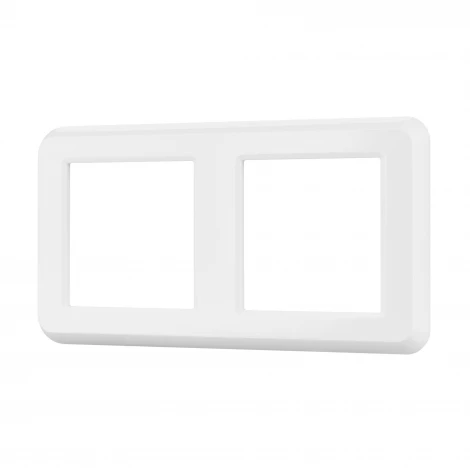 Рамка пластиковая FRM-VERSA-PL-2-WH (Arlight) 043776