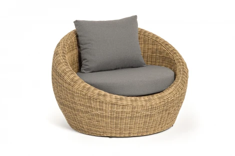 "Барселона" кресло из искусственного ротанга, цвет соломенный 4SIS арт.УТ-00009396
