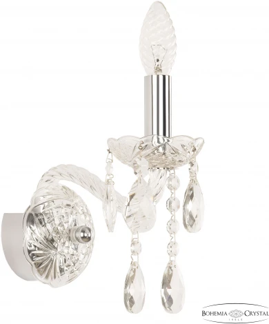 Бра Bohemia 107 107B/1/141 Ni (220V, подвески, подсвечник, свеча)