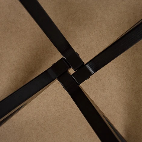 Стол журнальный Сабин 1 дуб вотан/черный Mebelik 009751