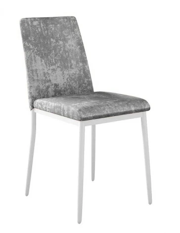Стул DikLine 270 M13 светло-серый, ножки белые арт.00-00077524