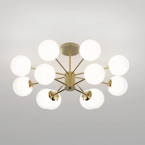 Потолочная люстра ша штанге Eurosvet Adaline 502002/12 латунь