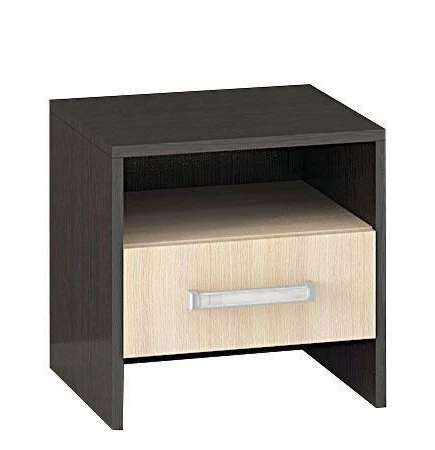 Тумба прикроватная ТЭКС Эрика, венге/дуб молочный