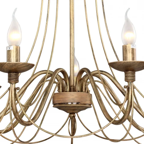 Подвесная люстра F-Promo Chateau 2163-7P (220V, на цепи, подсвечник, свеча)