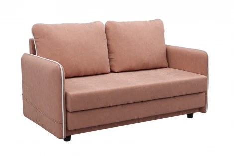 Диван тканевый прямой розовый D1 Слим AAA41390003