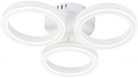 Потолочная люстра Escada Fianit 10282/3LED 45Вт, металл/акрил, белый/прозрачный