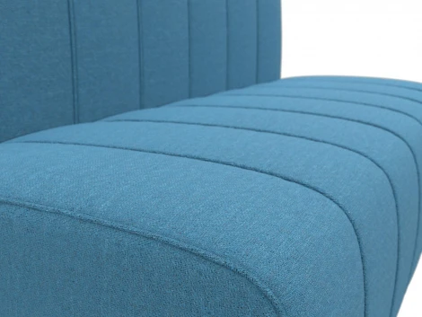 Диван кухонный прямой Ральф (Голубой/Рогожка) Лига Диванов арт.123896