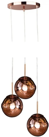 Подвесной светильник AM Group AM352 AM352-3CP (220V, на проводе, шар)