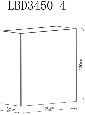 Архитектурная подсветка Arte Lamp Algol A1445AL-1BK (LED, 220V, IP54)