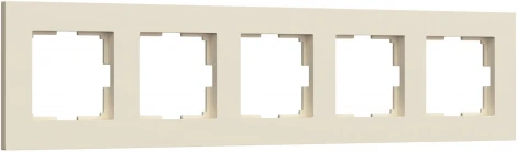 Рамка на 5 постов (айвори софт) Werkel W0052962 (a067787)