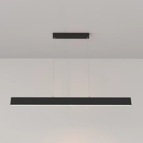 Подвесной линейный светильник Step 3000K 1x30Вт 120° LED Maytoni Technical P010PL-L30B (220V, на тросе)