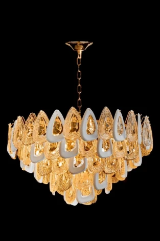 Подвесная люстра Fluorite Finezza FL1092-18P (220V, на цепи)