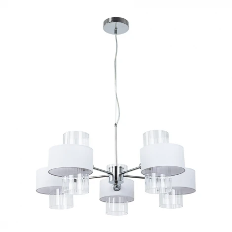 Подвесная люстра Arte Lamp Fantasia A4076LM-5CC (220V, на тросе, круглые)