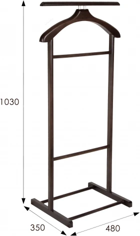 Вешалка костюмная В 21Н венге от фабрики Mebelik