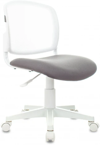 Кресло детское CH-W296NX белый TW-15 сиденье серый Neo Grey сетка/ткань крестов. пластик Бюрократ CH CH-W296NX/NEO-GREY