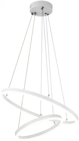 Подвесной светильник Escada Void 10254/2LED 66W White APP (регулировка яркости, 220V, пульт управления, управление смартфоном, на тросе)