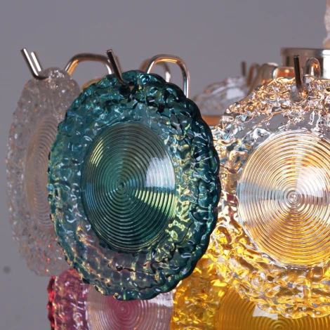 Подвесная люстра хрусталь ILLUMICO IL8712-6PDI-39 GD