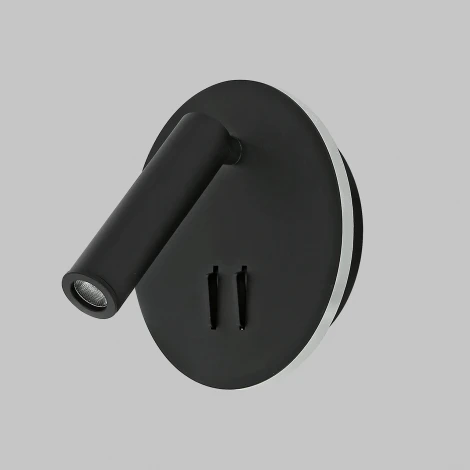 Спот светодиодный круглый с подсветкой Imex Spy Led IL.0005.2101-R BK (220V, выключатель, круглые)