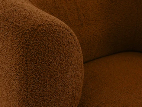 Кресло Livorno ОГОГО Обстановочка! (Букле,Мех/Оранжевый) арт.761445