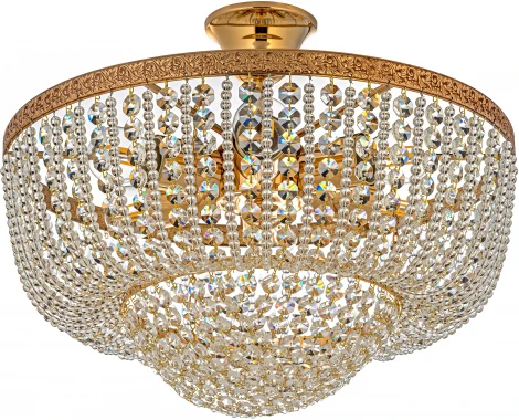 Потолочная люстра буше Arti Lampadari Favola E 1.3.40.502 G (220V, хрусталь)