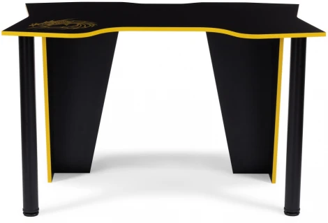 Компьютерный стол Woodville Алид черный / желтый 474252