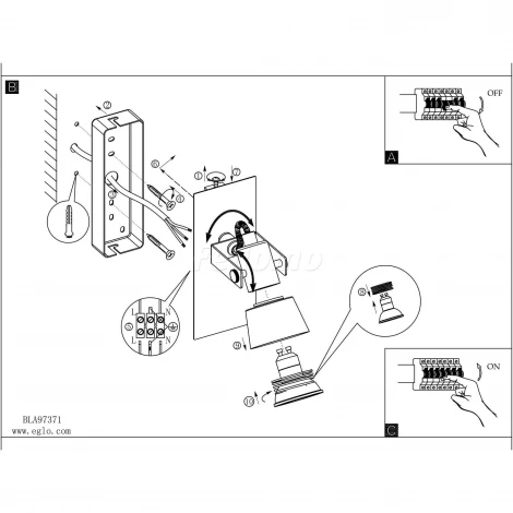 Настенный светильник Eglo Trillo 97371 (LED, 220V, круглые)