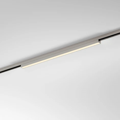 Трековый светильник магнитный светодиодный 12W 48V 3000K (никель) Elektrostandard Line Magnetic 85526/01