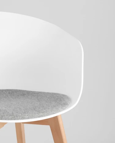 Кресло Stool Group Libra Soft белое УТ000000859