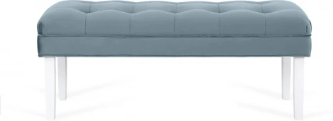 Банкетка Adel ОГОГО (арт.860310), (Ткань/Белый,Голубой)