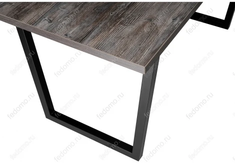 Стол Woodville Эльпатия 150 дуб рошелье / черный матовый 420995