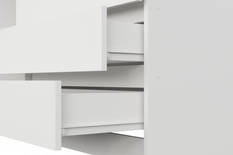 Шкаф трехстворчатый Арника Бали, Белый